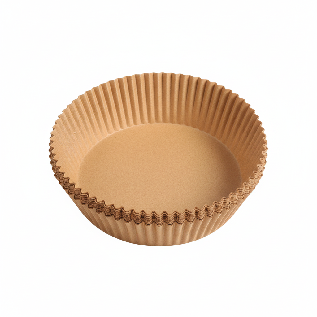 Friteuse à air ronde jetable en papier 16 cm antiadhésive écologique four cuisine