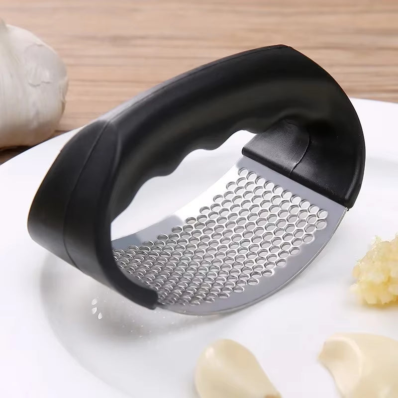 Prensa de Ajos Manual Acero Inoxidable – Gadget Ergonómico y Multifunción