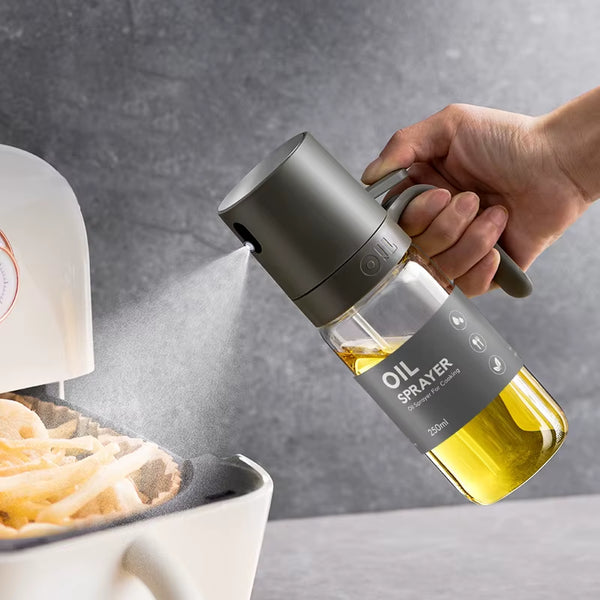 Pulverizador aceite vidrio 250ml borosilicato anti-goteo cocina airfryer