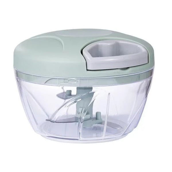 Picadora manual carne ajo verduras 500/900ml acero inoxidable compacto cocina fácil limpieza